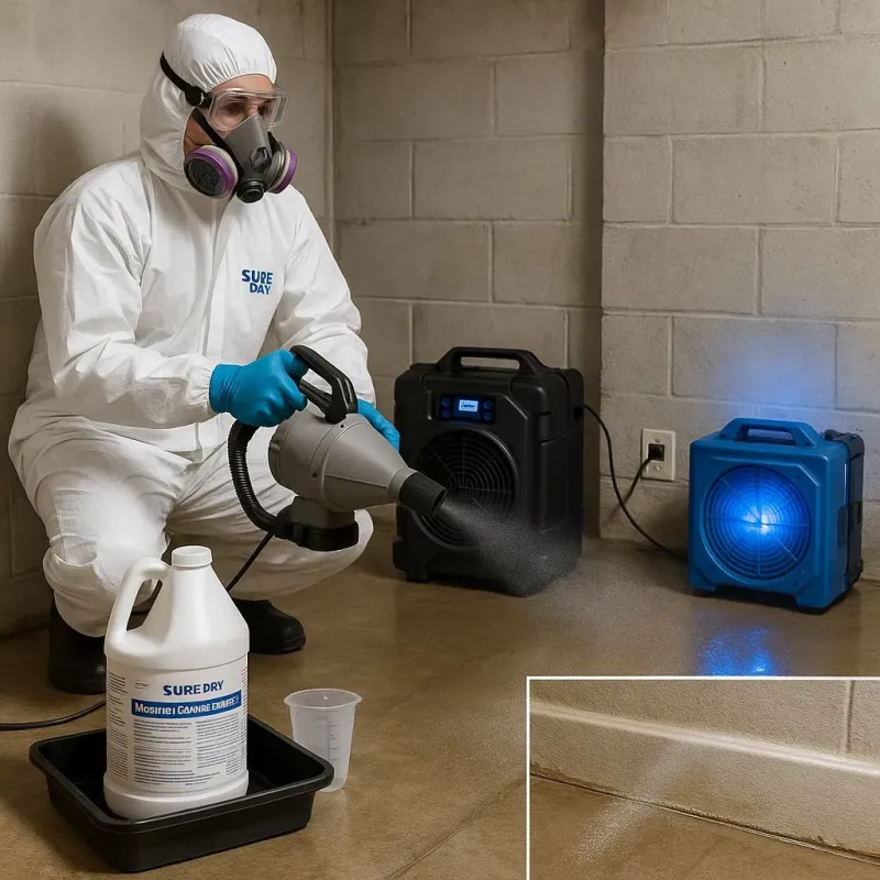 Sanitization and Odor Removal process in Bret Harte, CA