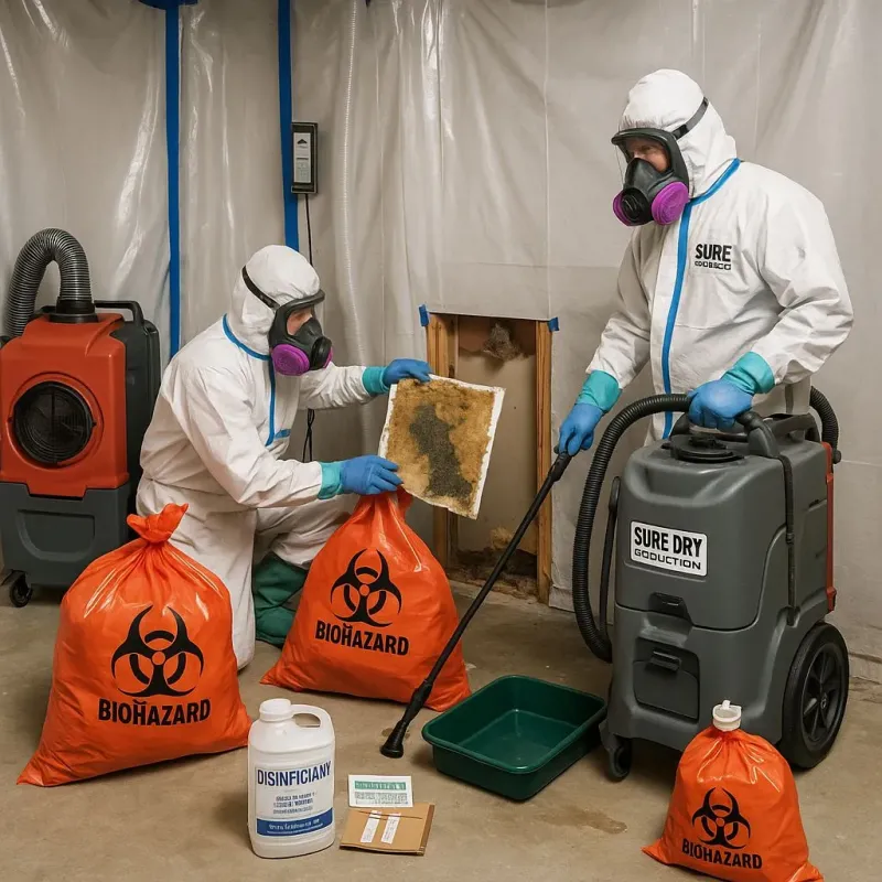 Contaminated Water Handling Protocols process in Bret Harte, CA